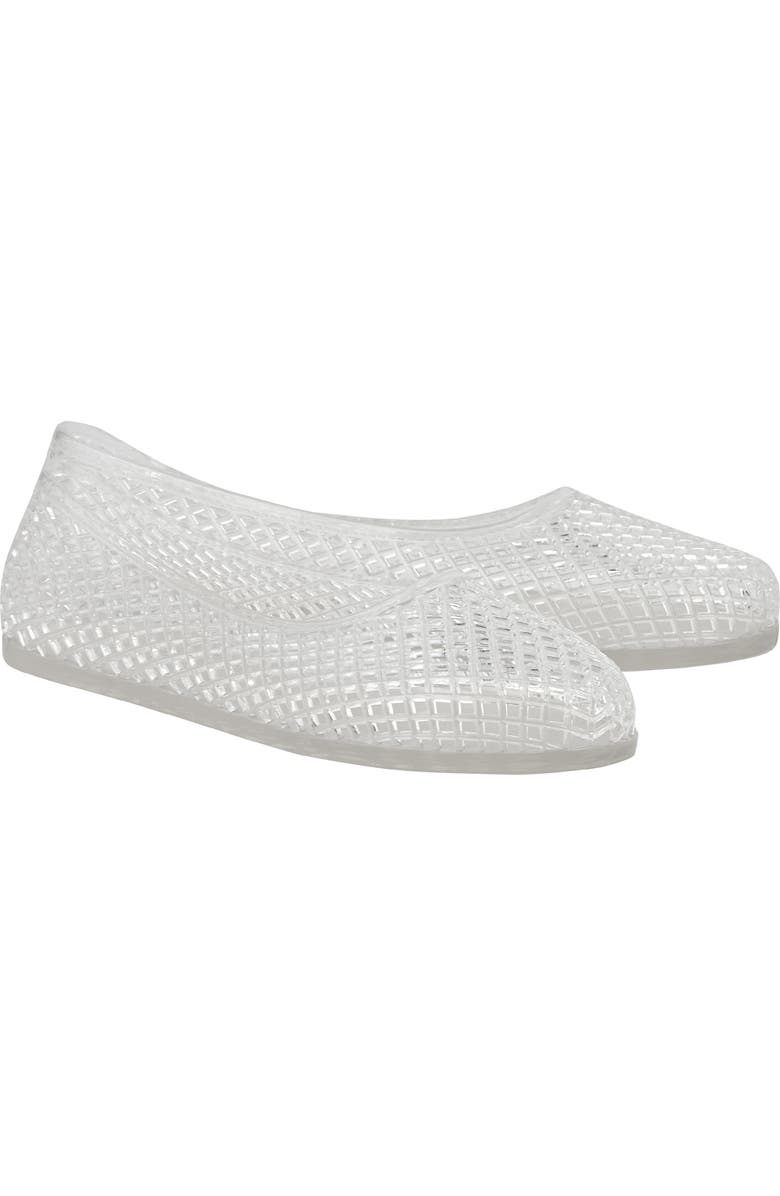 Ancient Greek Sandals Iro Mesh Jelly Flat, Main, color, Clear