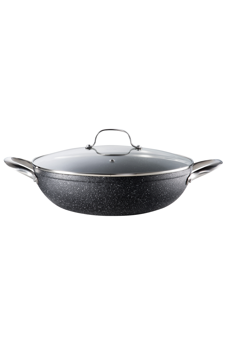 IRONROC™ 5.9 Qt All-in-One Pan with Lid, Alternate, color, BLACK