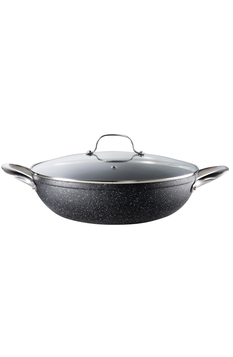 Cuisine::pro<sup>®</sup> IRONROC<sup>™</sup> 5.9 Qt All-in-One Pan with Lid, Alternate, color, Black