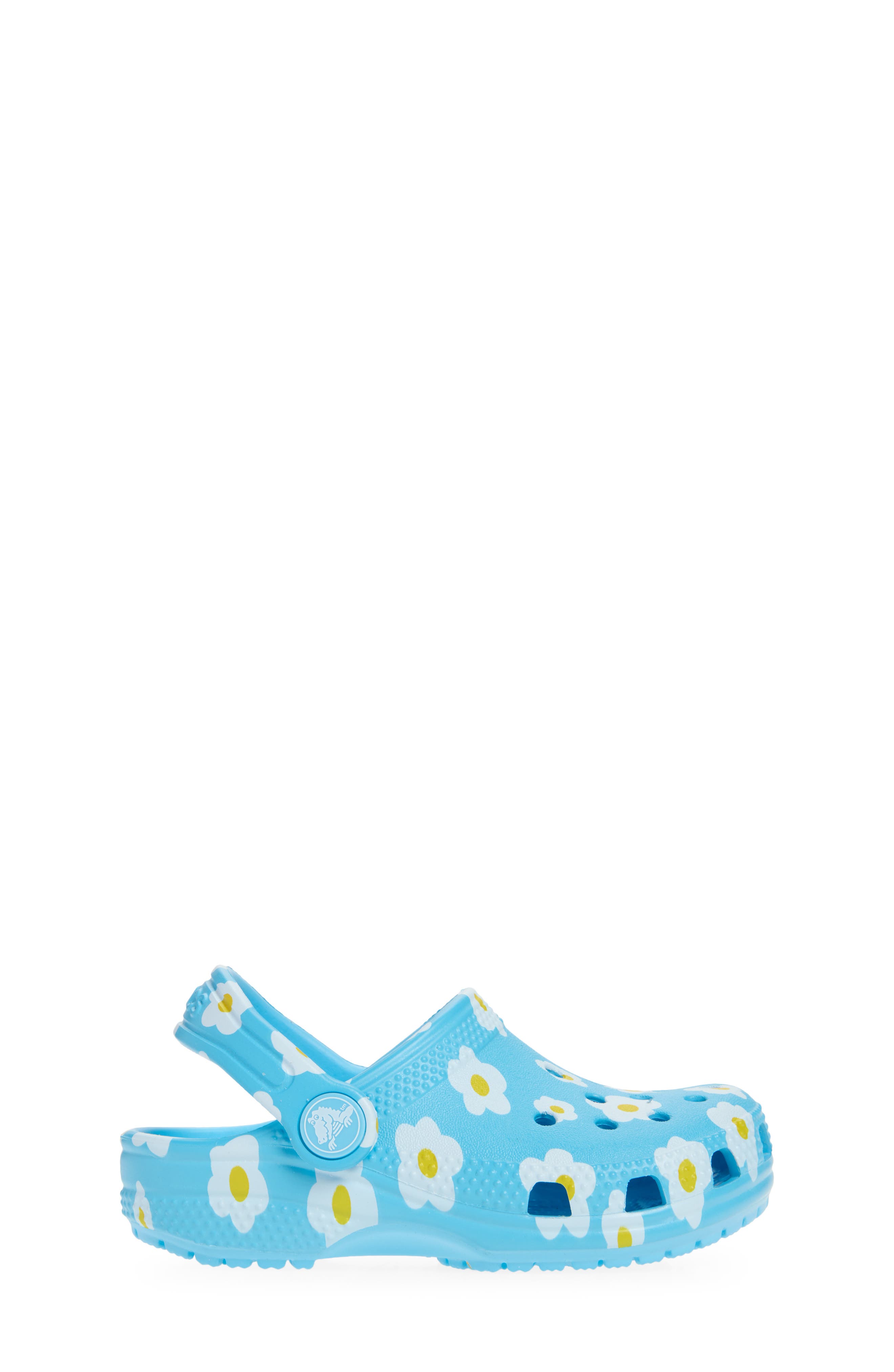 CROCS Kids' Daisy Classic Clog, Alternate, color, Tinted Glass