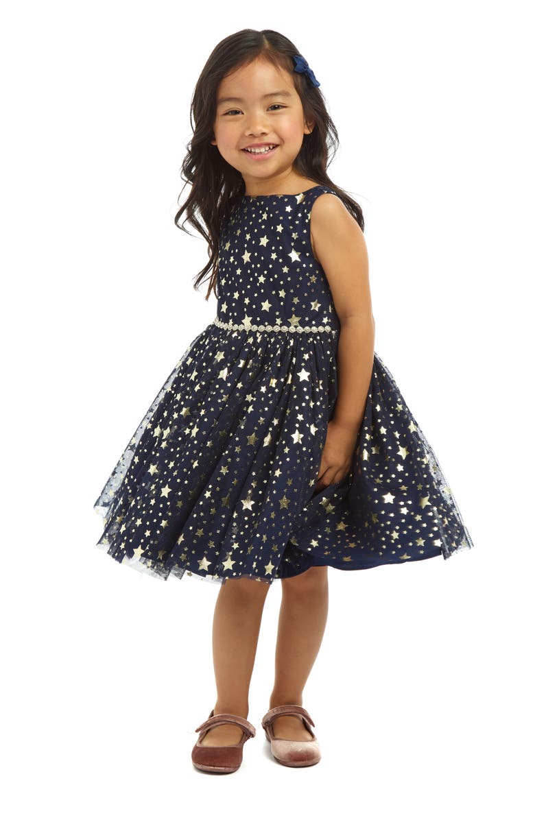 Pippa & Julie Kids' Nova Iconic Star Tulle Dress, Alternate, color,