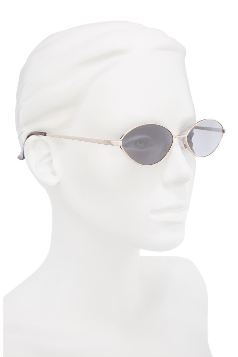 Metal Oval Sunglasses, Alternate, color, GOLD