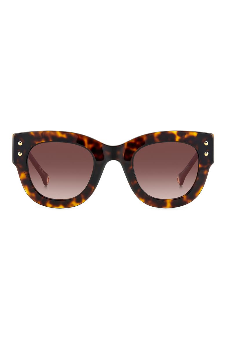 HER 0222/S 47mm Gradient Square Sunglasses, Main, color, 0O63-HA