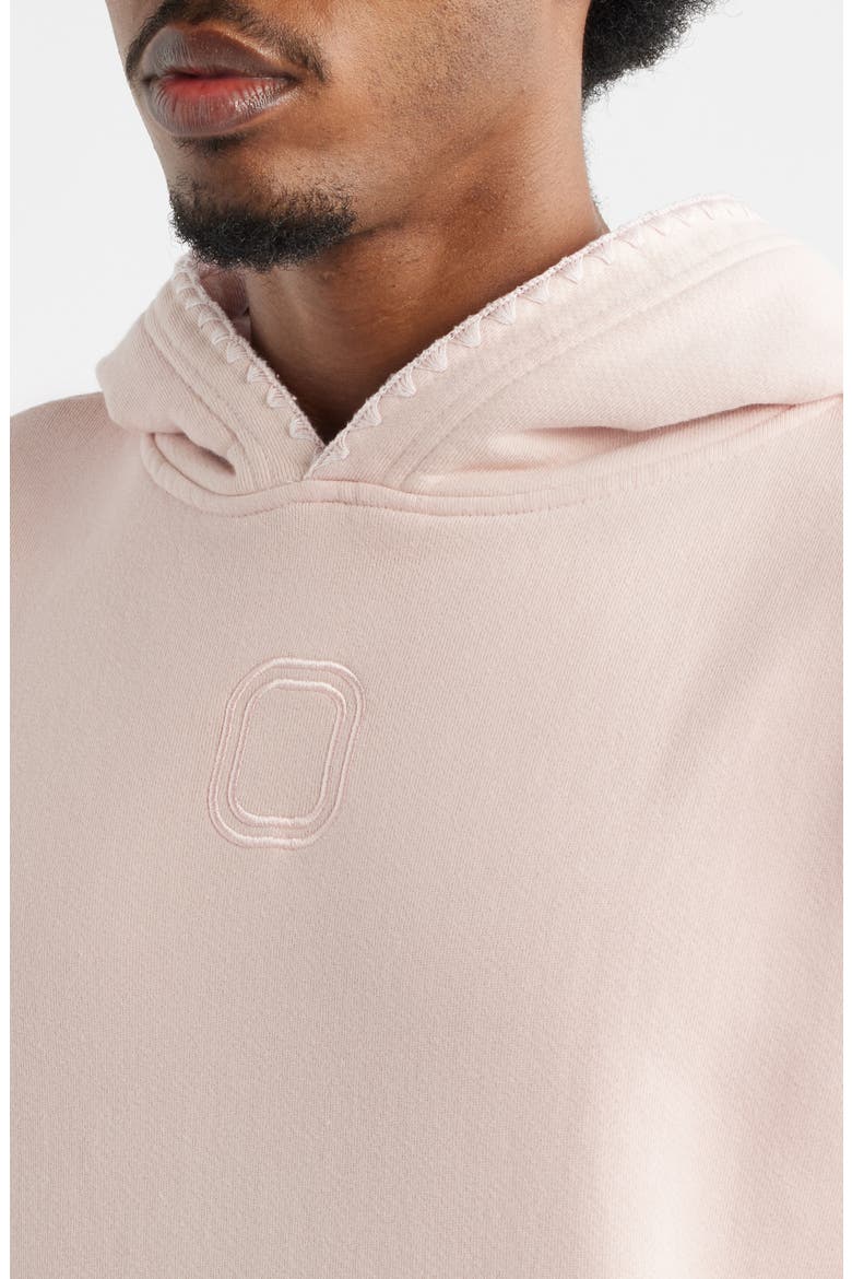 Daybreak Dip Dye Cotton Fleece Hoodie, Alternate, color, PINK
