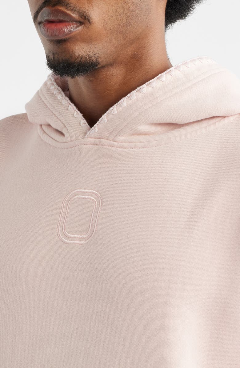 OVERTIME Daybreak Dip Dye Cotton Fleece Hoodie, Alternate, color, Pink