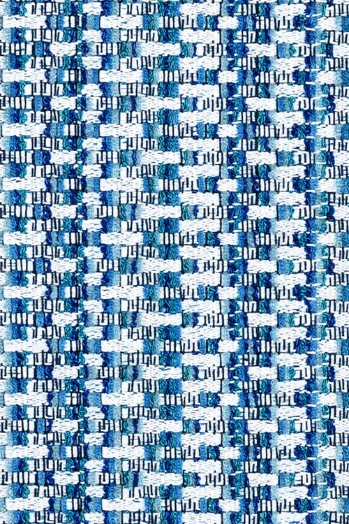 Elaine Smith Kaleidoscope Chenille Micro Check Indoor & Outdoor Woven Accent Pillow