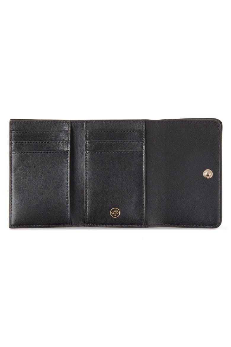 Continental Leather Trifold Wallet, Alternate, color, CHALK
