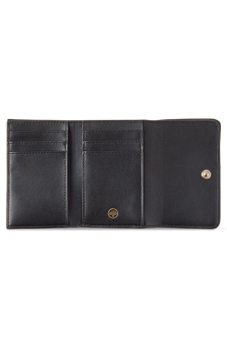 Mulberry Continental Leather Trifold Wallet, Alternate, color, Chalk