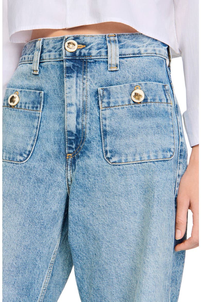 Faded jeans, Alternate, color, Blue jean