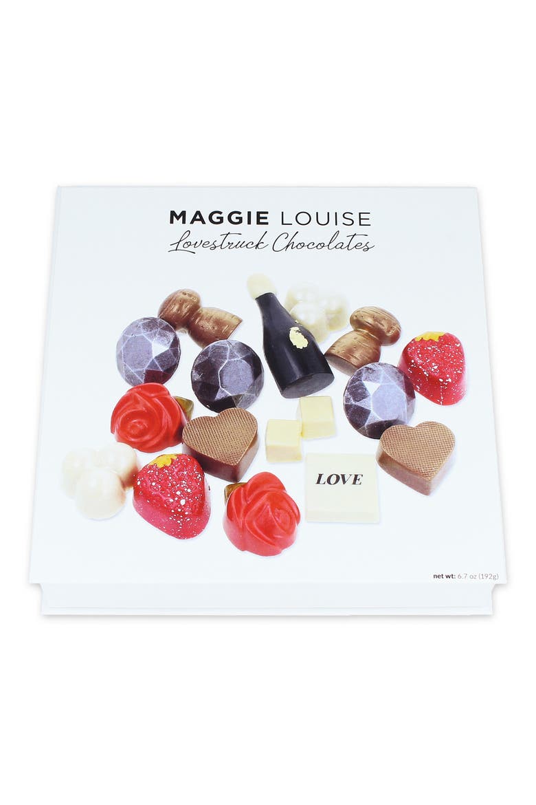 Lovestruck 16-Piece Chocolate Set, Alternate, color, WHITE