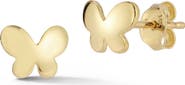 Ember Fine Jewelry 14K Gold Butterfly Stud Earrings