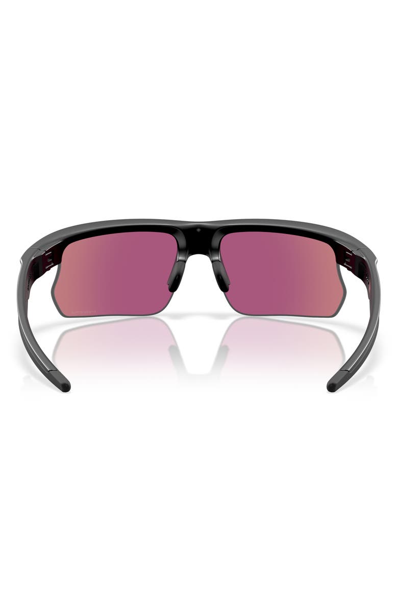 Oakley Bisphera 68mm Prizm<sup>™</sup> Gradient Oversize Rectangular Sunglasses, Alternate, color, Matte Black / Prizm Road Jade