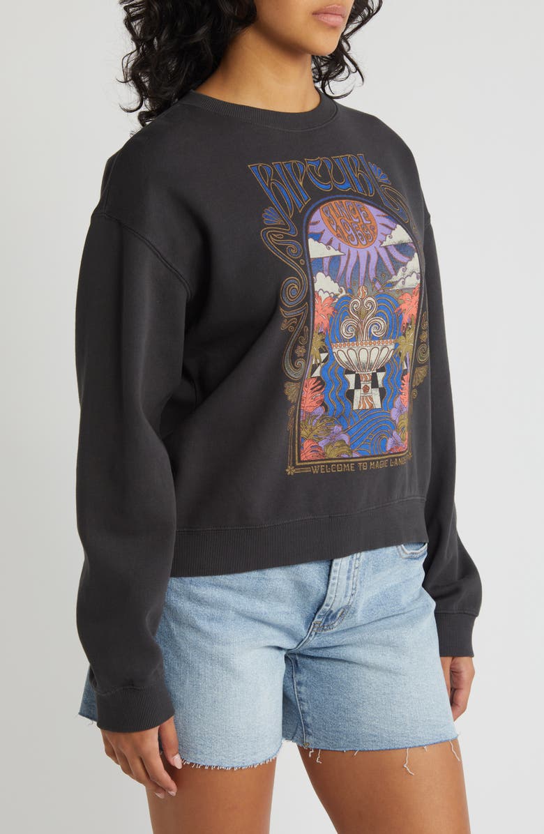 Rip Curl Alchemy Logo Graphic Sweatshirt, Alternate, color, 