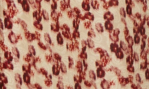 Isabel Marant Lyndsay Floral Jacquard Midi Dress In Brown