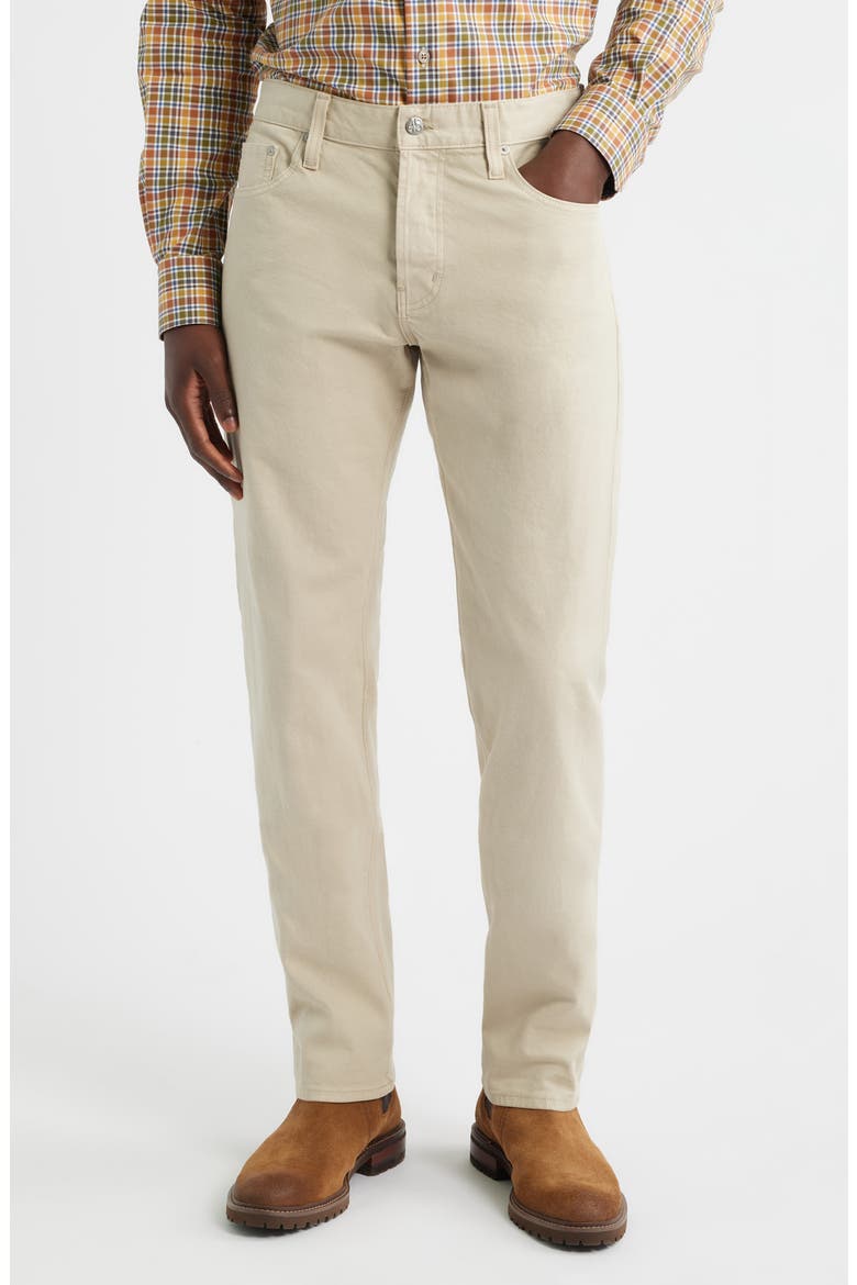 Everett Slim Straight Leg Jeans, Main, color, MARBLE TAN