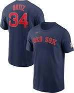 Nike Men's Nike David Ortiz Navy Boston Red Sox Name & Number T-Shirt