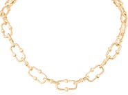 JARDIN Dotted Paper Clip Chain Necklace