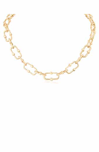 Dotted Paper Clip Chain Necklace (Nordstrom Exclusive)