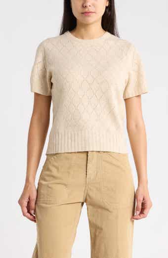 Carrie Diamond Pointelle Sweater