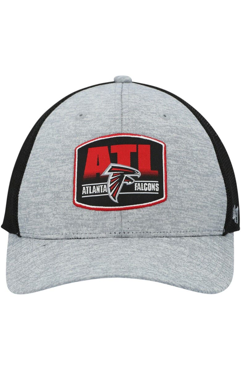 '47 Men's '47 Heathered Gray/Black Atlanta Falcons Motivator Flex Hat, Alternate, color, 