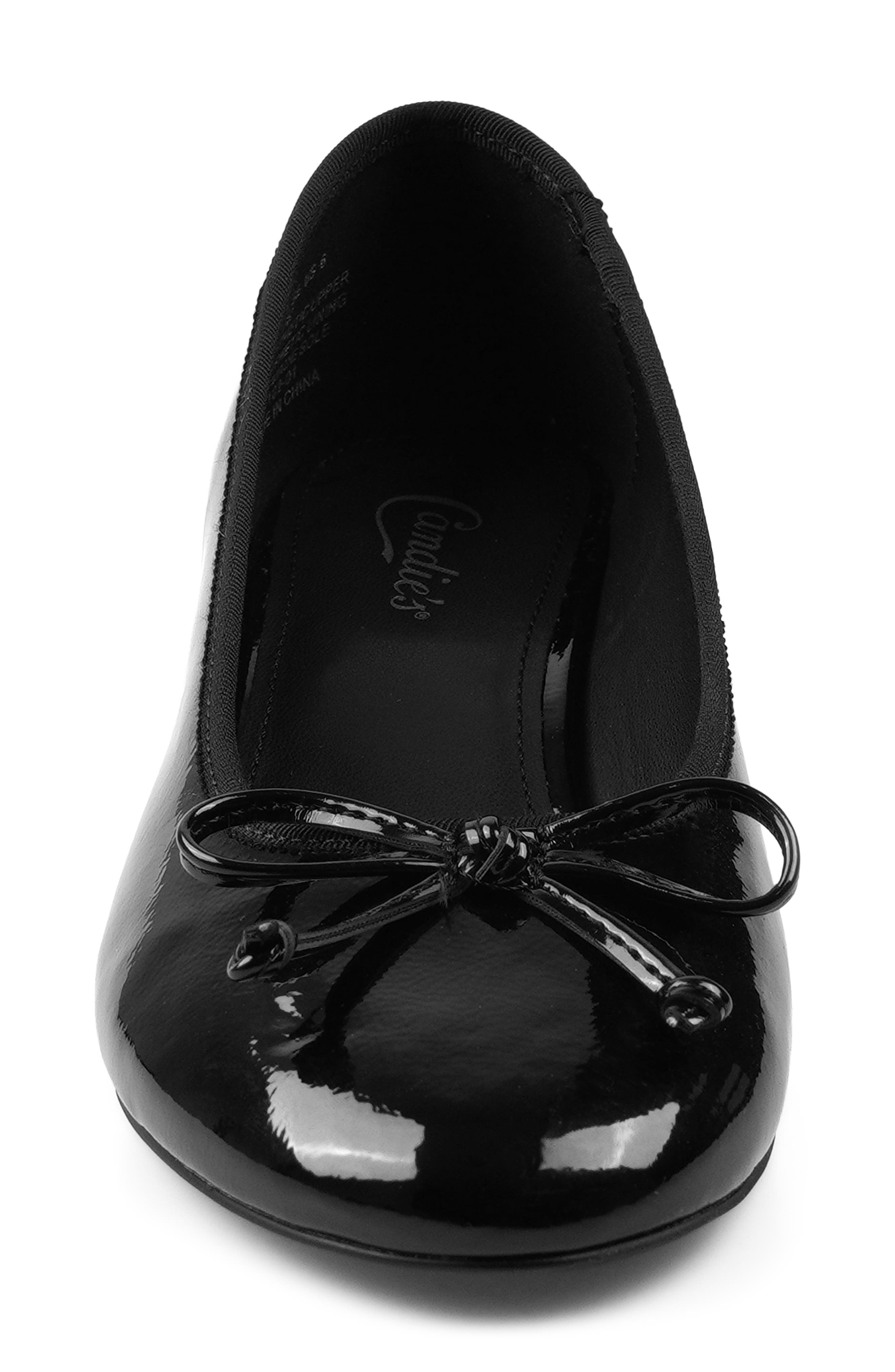 Candie's Savage Pump, Alternate, color, Black Faux