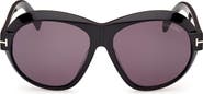 TOM FORD Inger 59mm Round Sunglasses