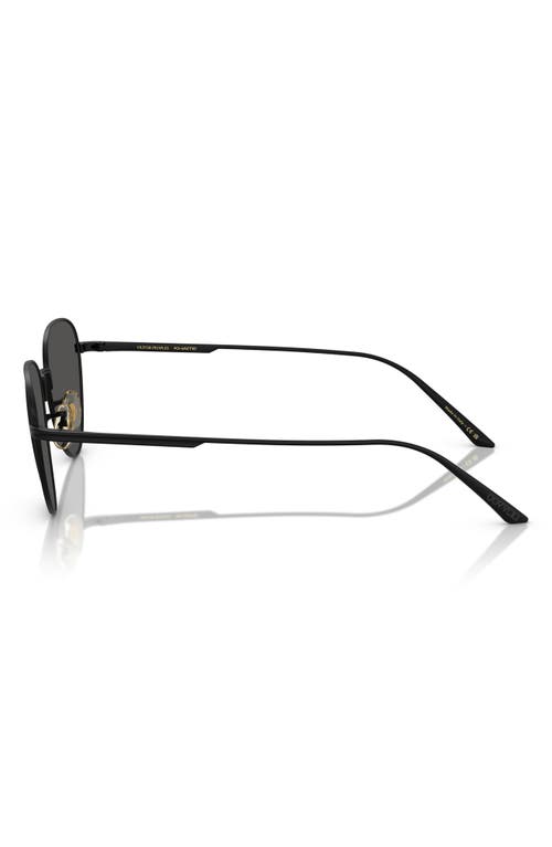 Oliver Peoples 52mm Cat Eye Sunglasses In Matte Black/grey