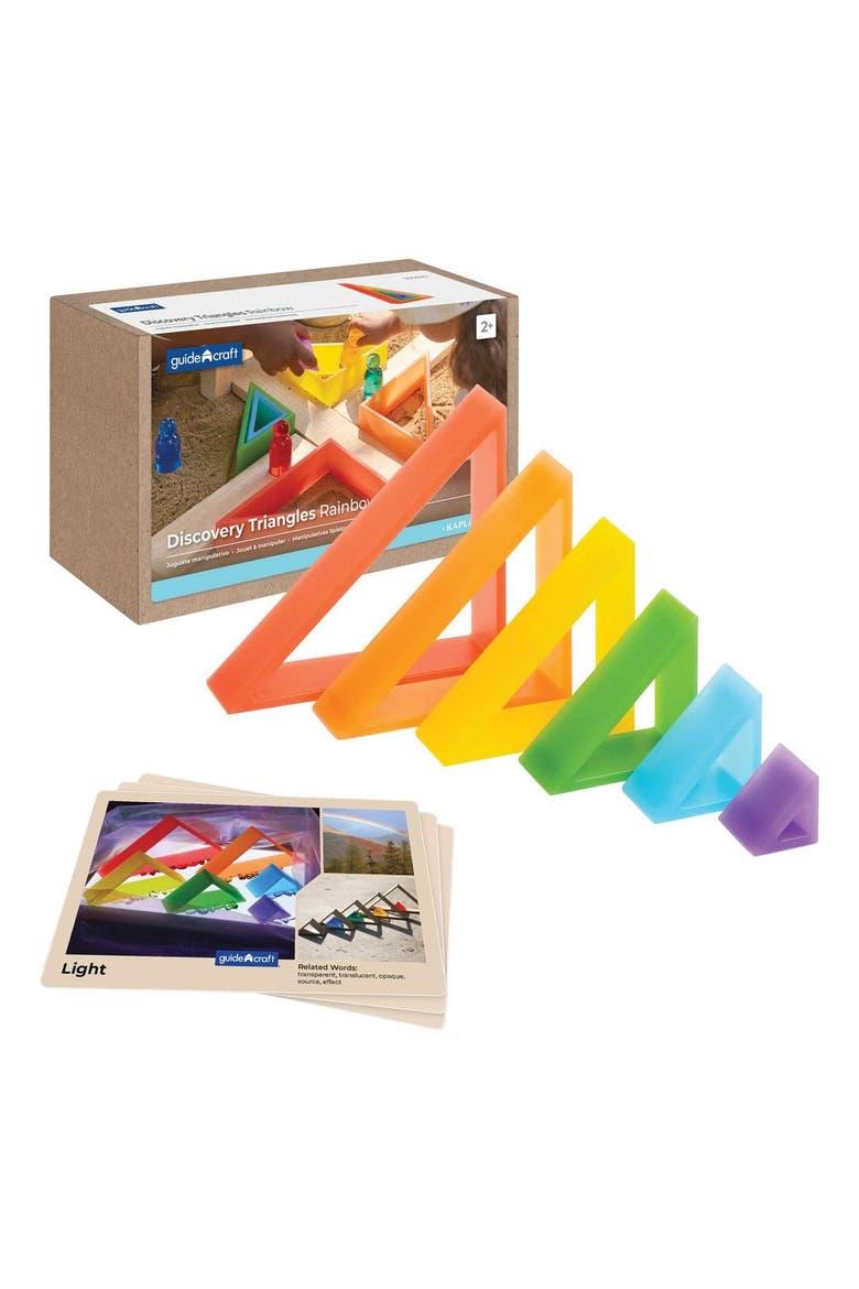 Discovery Triangles - Rainbow - 6 Pieces, Main, color, Multicolored