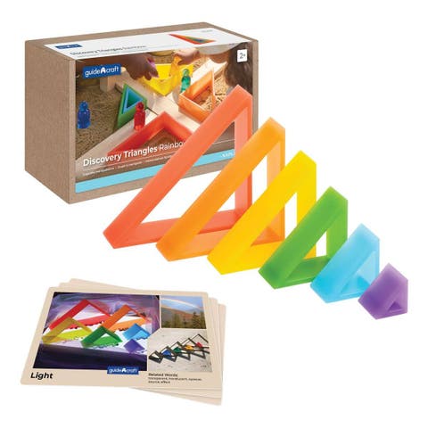 Discovery Triangles - Rainbow - 6 Pieces