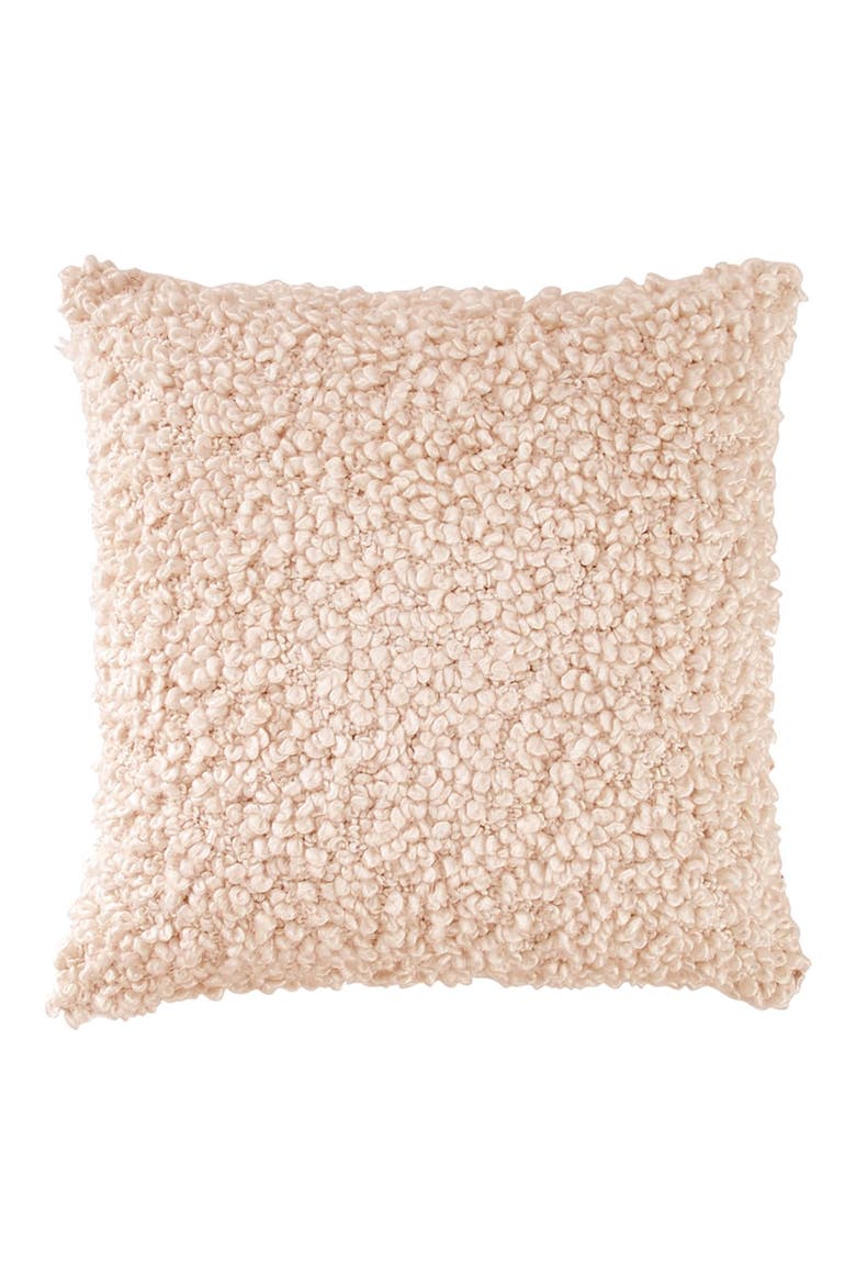 PURE Loop Accent Pillow, Main, color, BLUSH