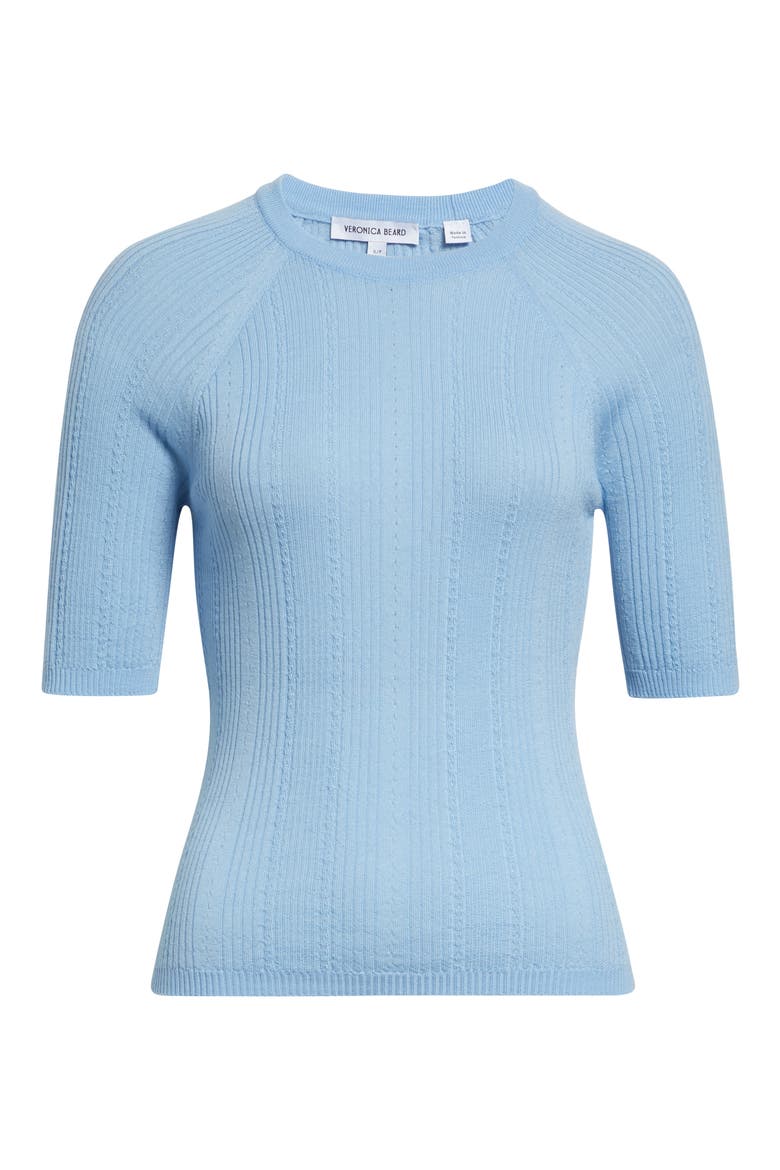 Brielle Raglan Rib Knit Top, Alternate, color, BLUE JAY