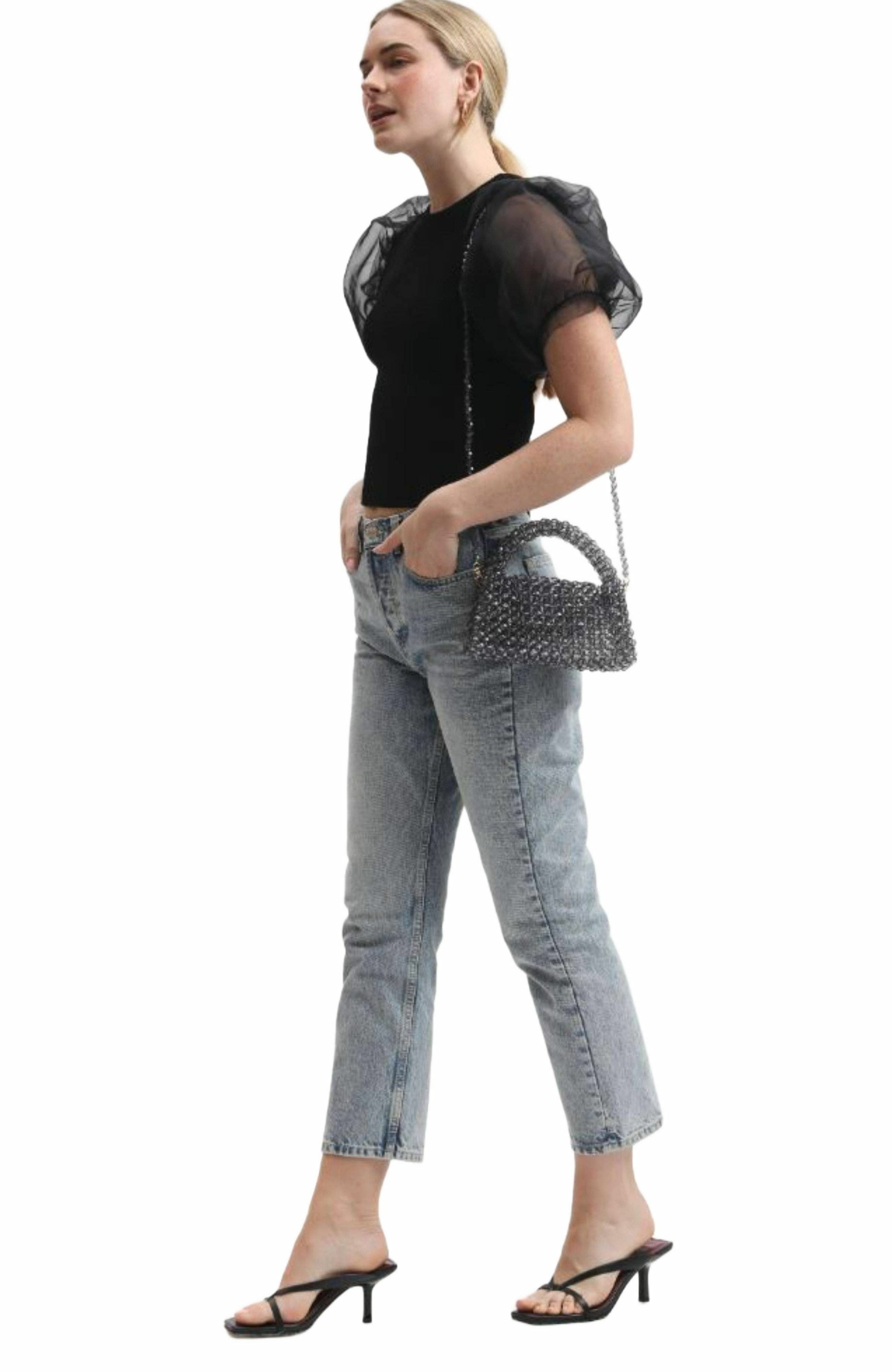 MODA LUXE Dolly Evening Bag, Alternate, color, Smoke