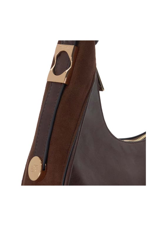 Dune London Dedicated Faux Leather Shoulder Bag In Brown