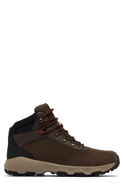 Columbia Newton Wander™ Waterproof Hiking Boot In Cordovan/spice