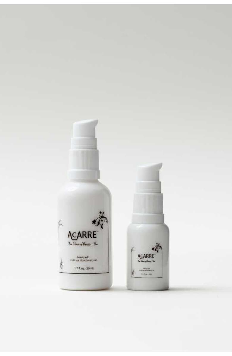 AcARRE Beauty Edit, multi use treatment oil, Main, color, Yellow