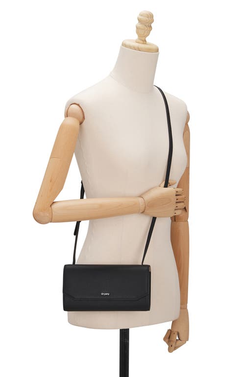 Oryany Mandy Leather Crossbody Wallet In Black