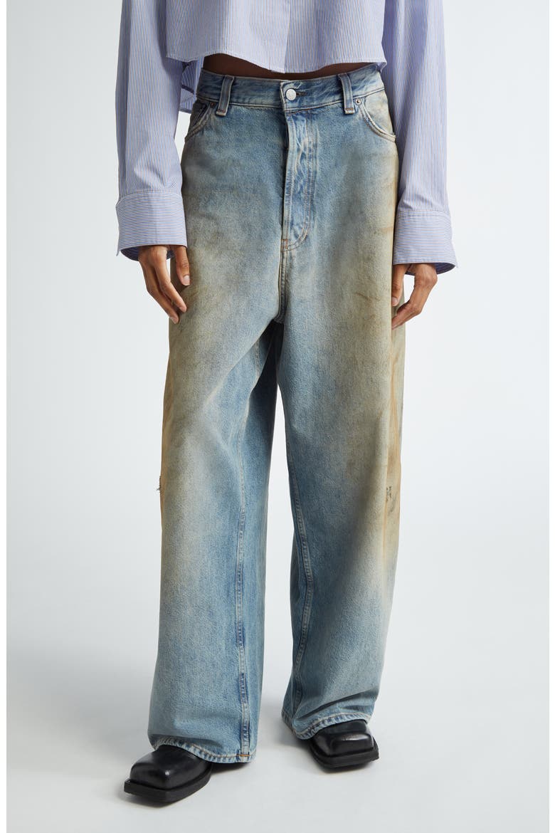 2023 Penicillin Super Baggy Fit Jeans, Main, color, MID BLUE
