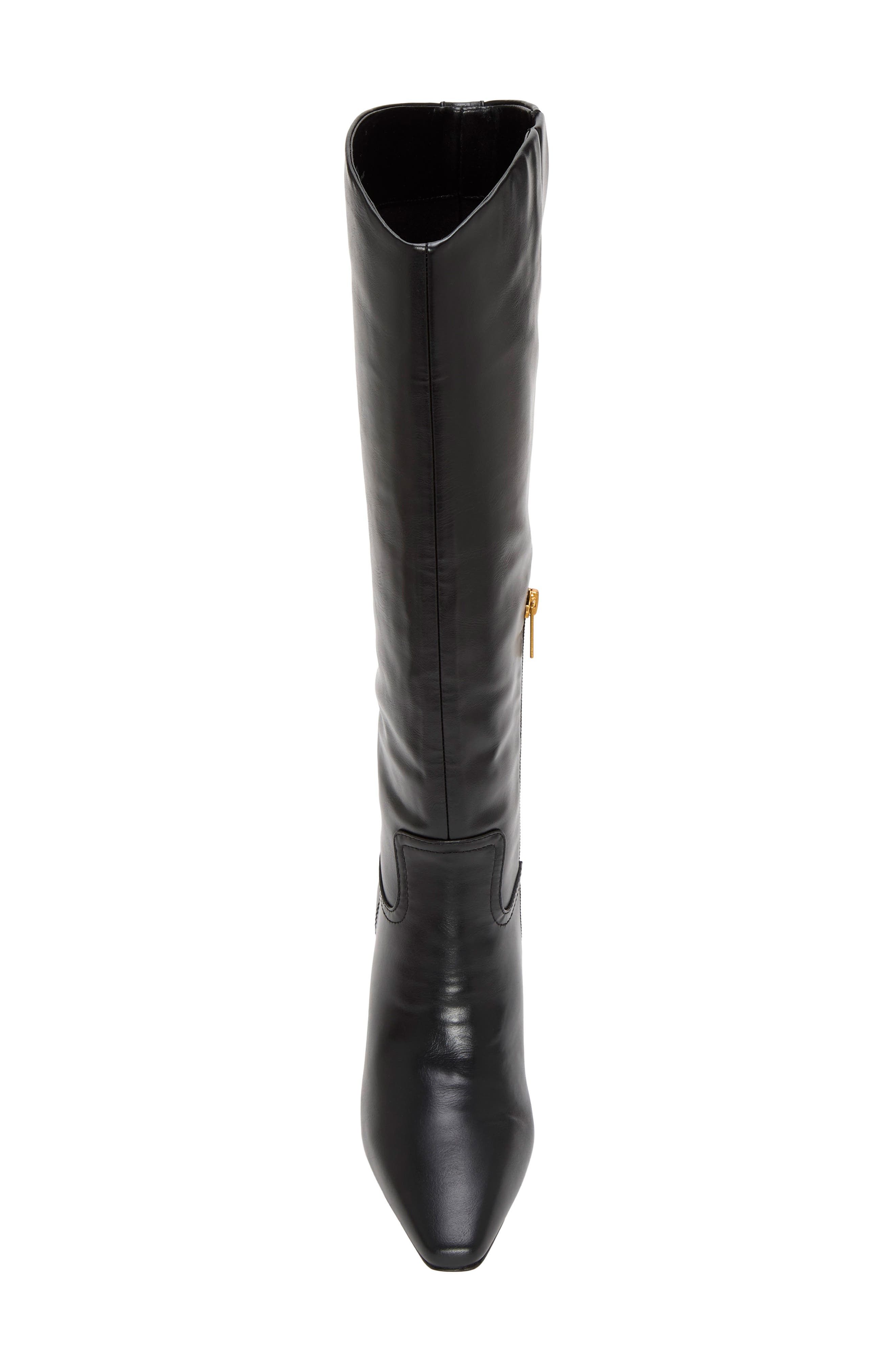 Vince Camuto Cristen Knee High Boot, Alternate, color, Black Suave Calf Pu