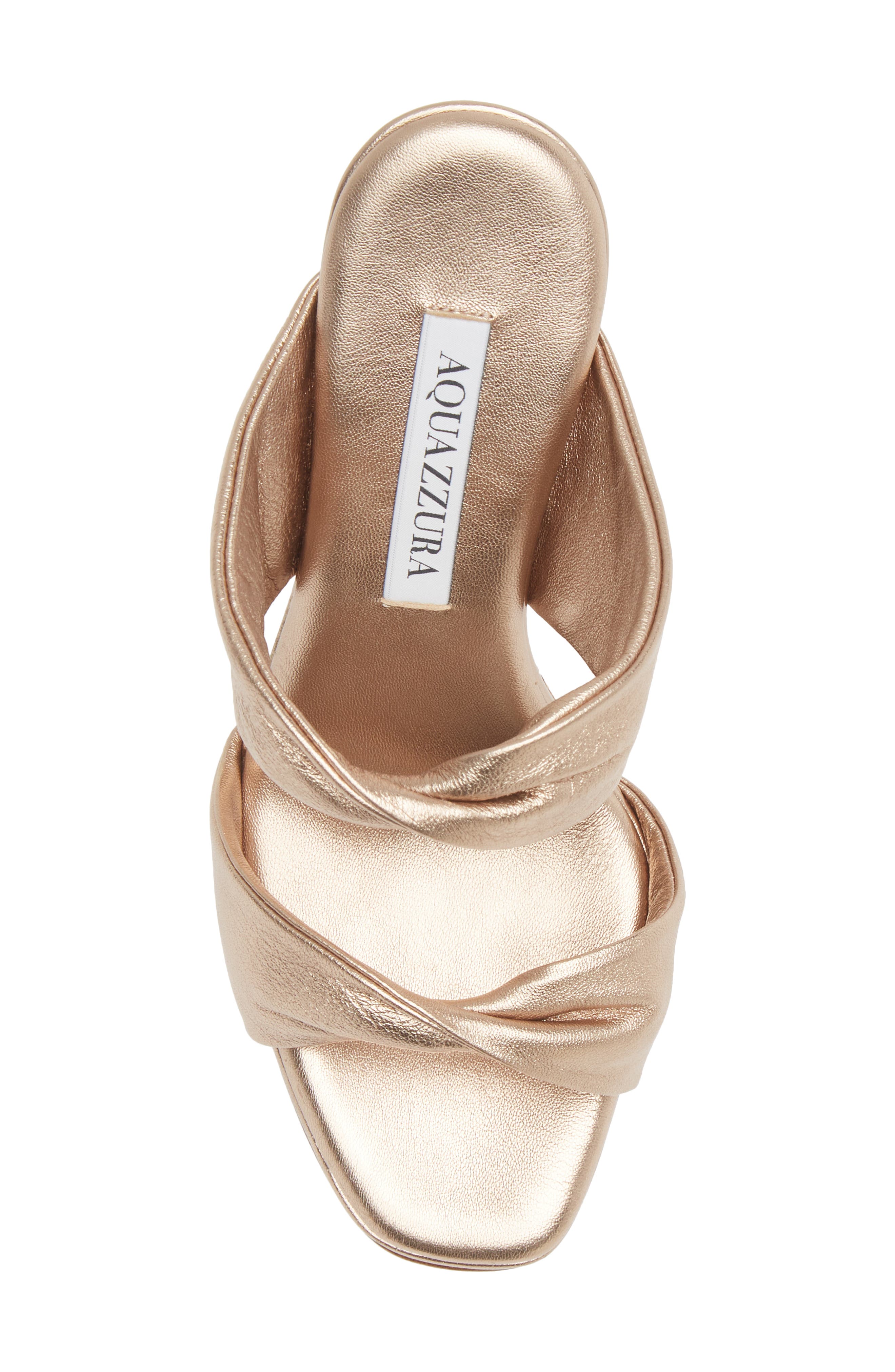 Aquazzura Twist Wedge Slide Sandal, Alternate, color, 