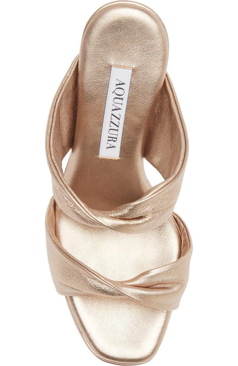 Aquazzura Twist Wedge Slide Sandal, Alternate, color,