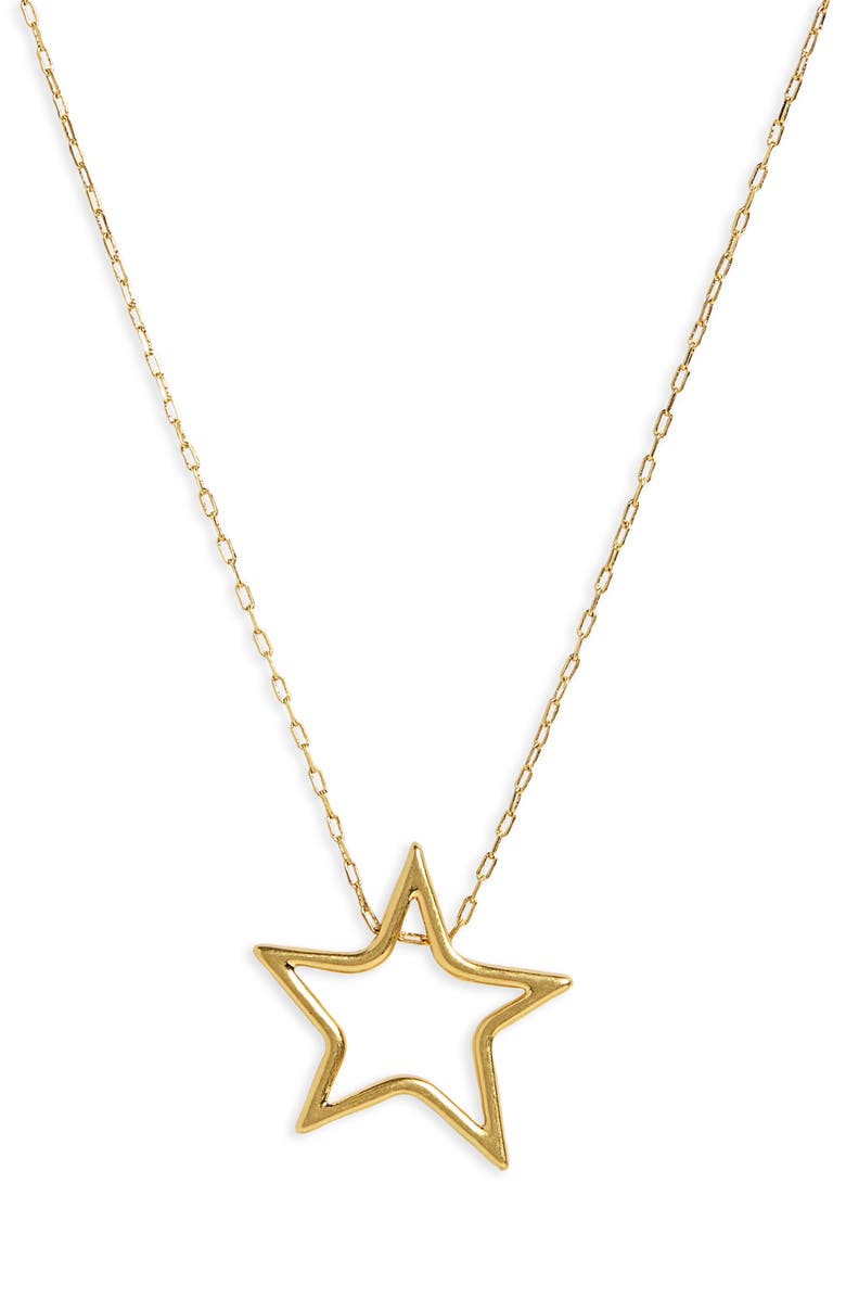 Madewell Night Star Necklace, Alternate, color, 