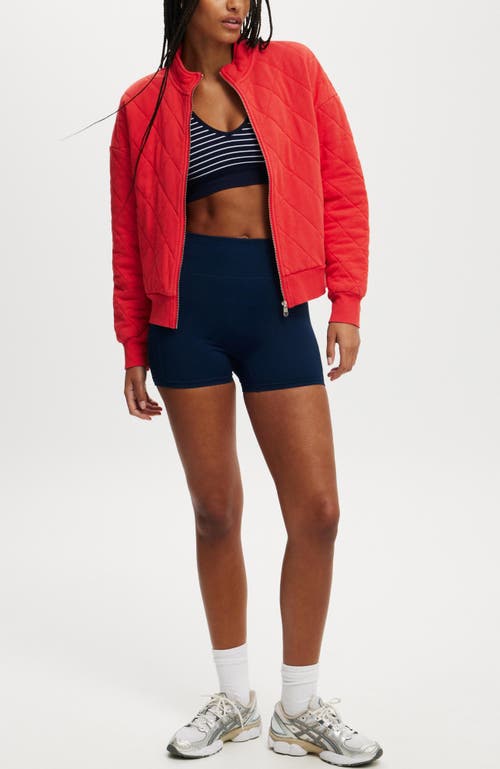 COTTON ON BODY COTTON ON BODY ACTIVE QUILTED ZIP THROUGH 