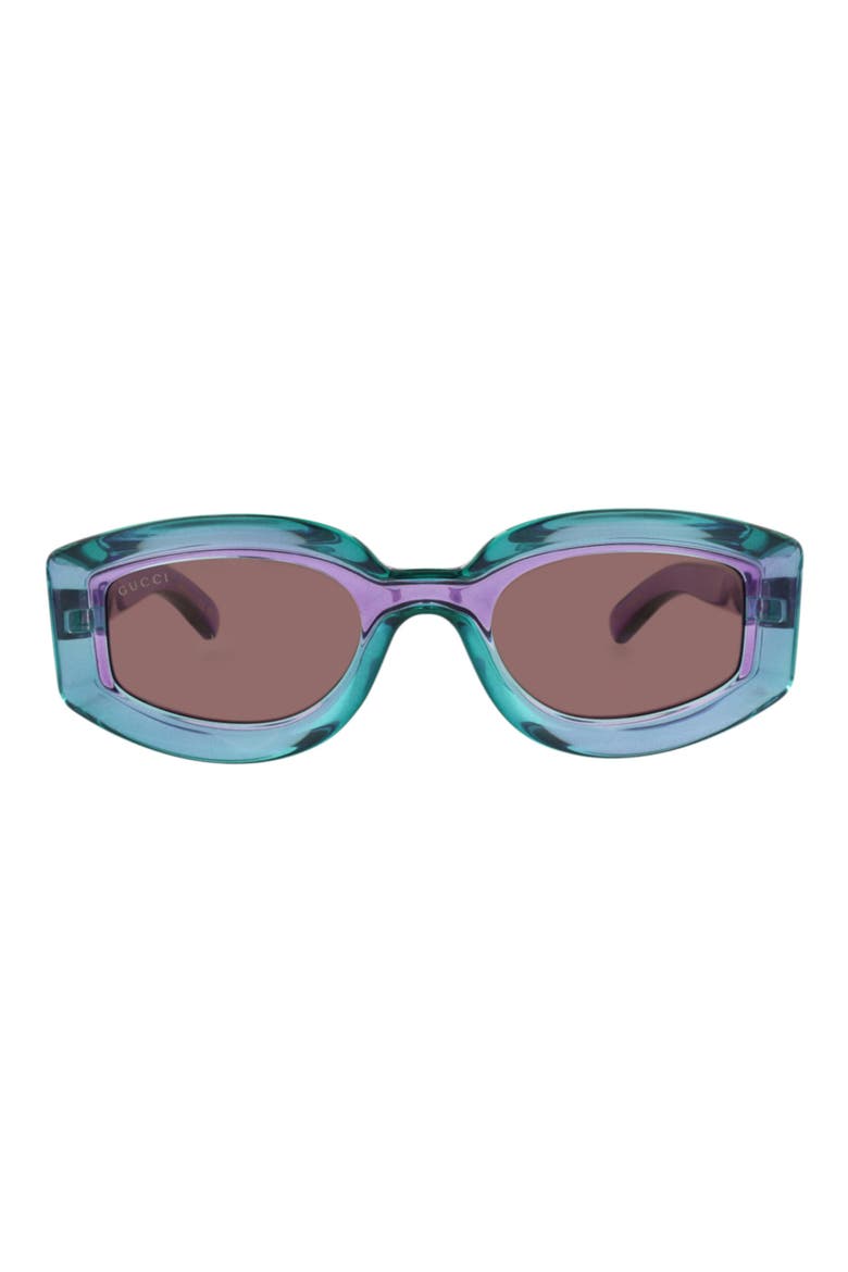51mm Cat Eye Sunglasses, Main, color, VIOLET VIOLET BROWN