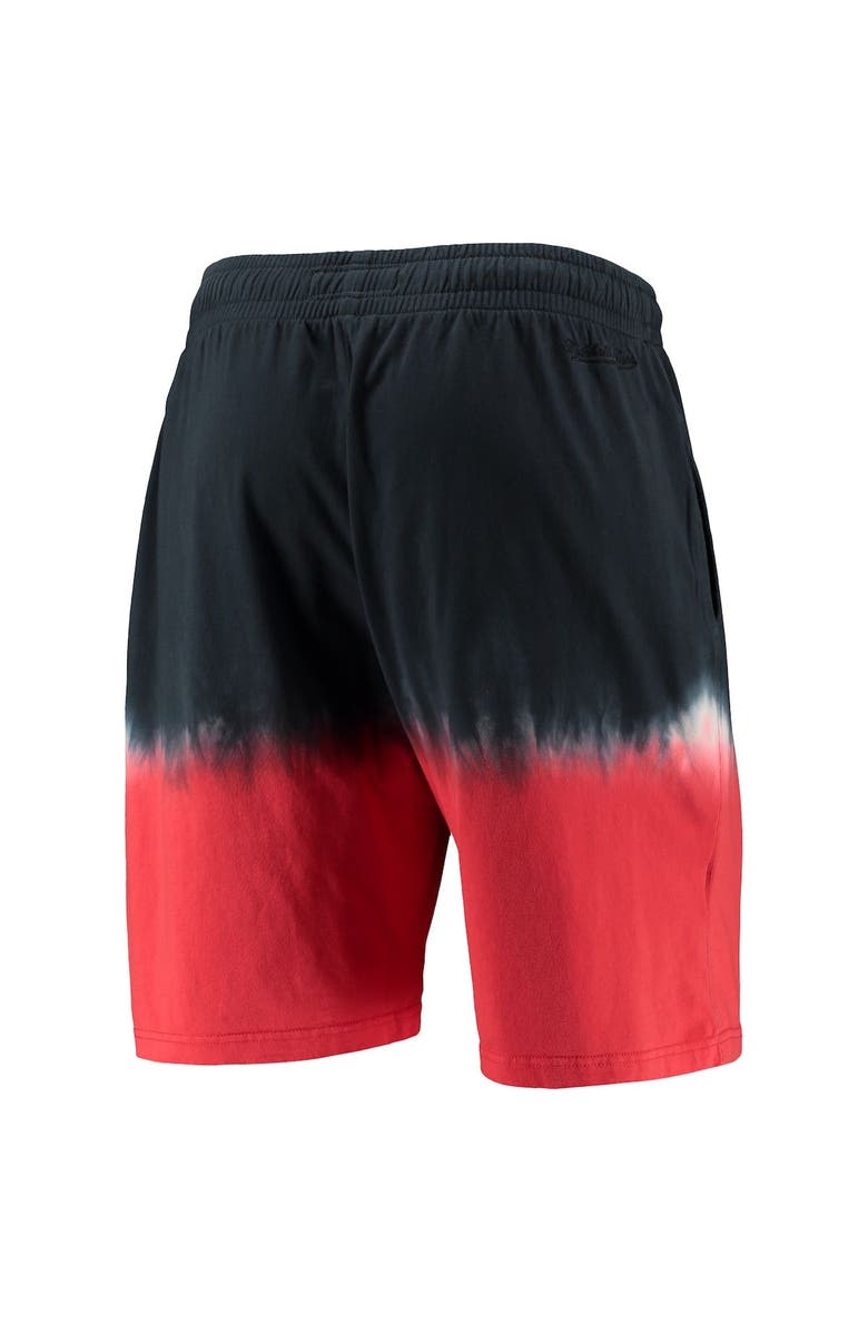 Mitchell & Ness Men's Mitchell & Ness Black/Scarlet Ohio State Buckeyes Tie-Dye Shorts, Alternate, color, Black