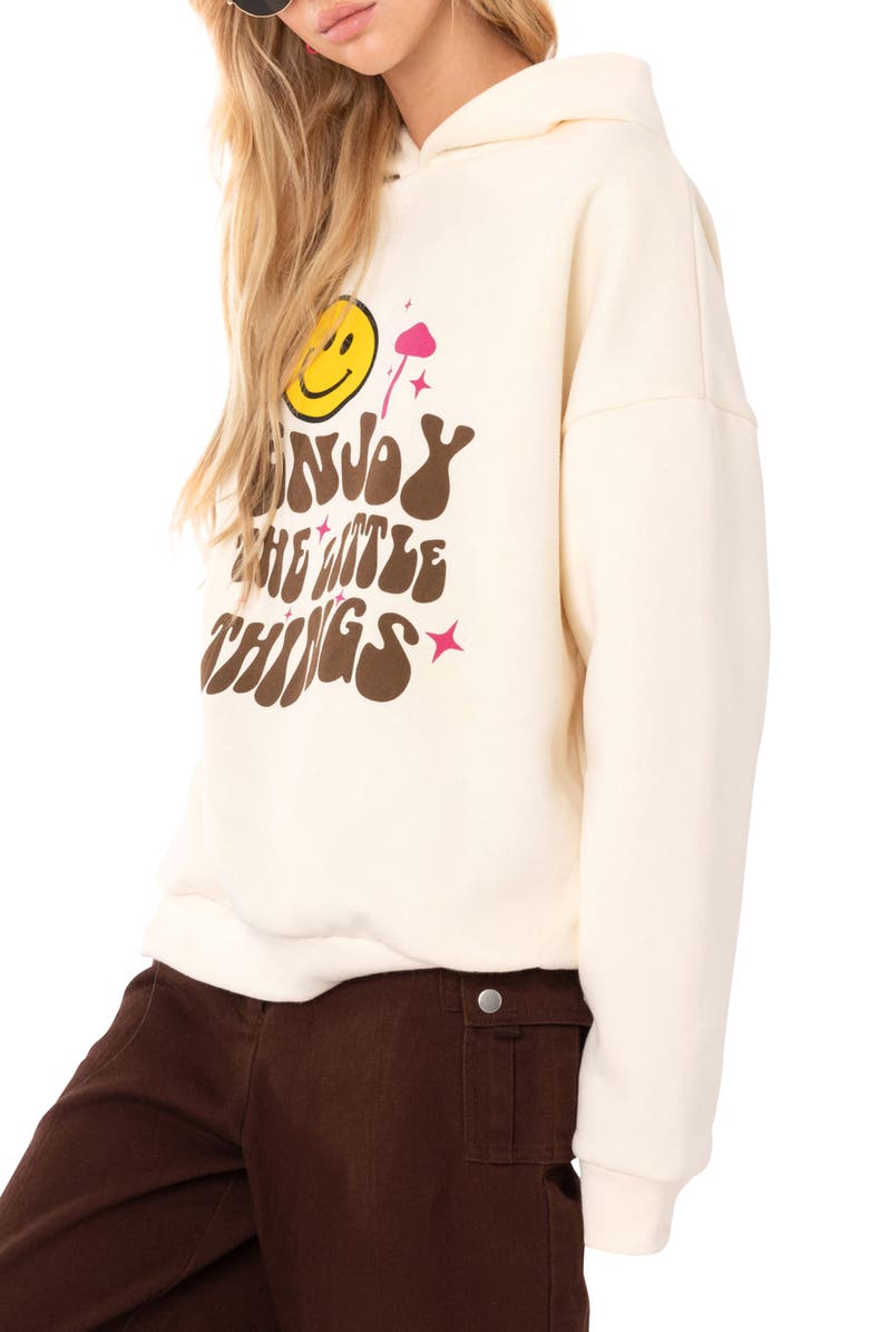 EDIKTED Enjoy Hoodie, Alternate, color, 