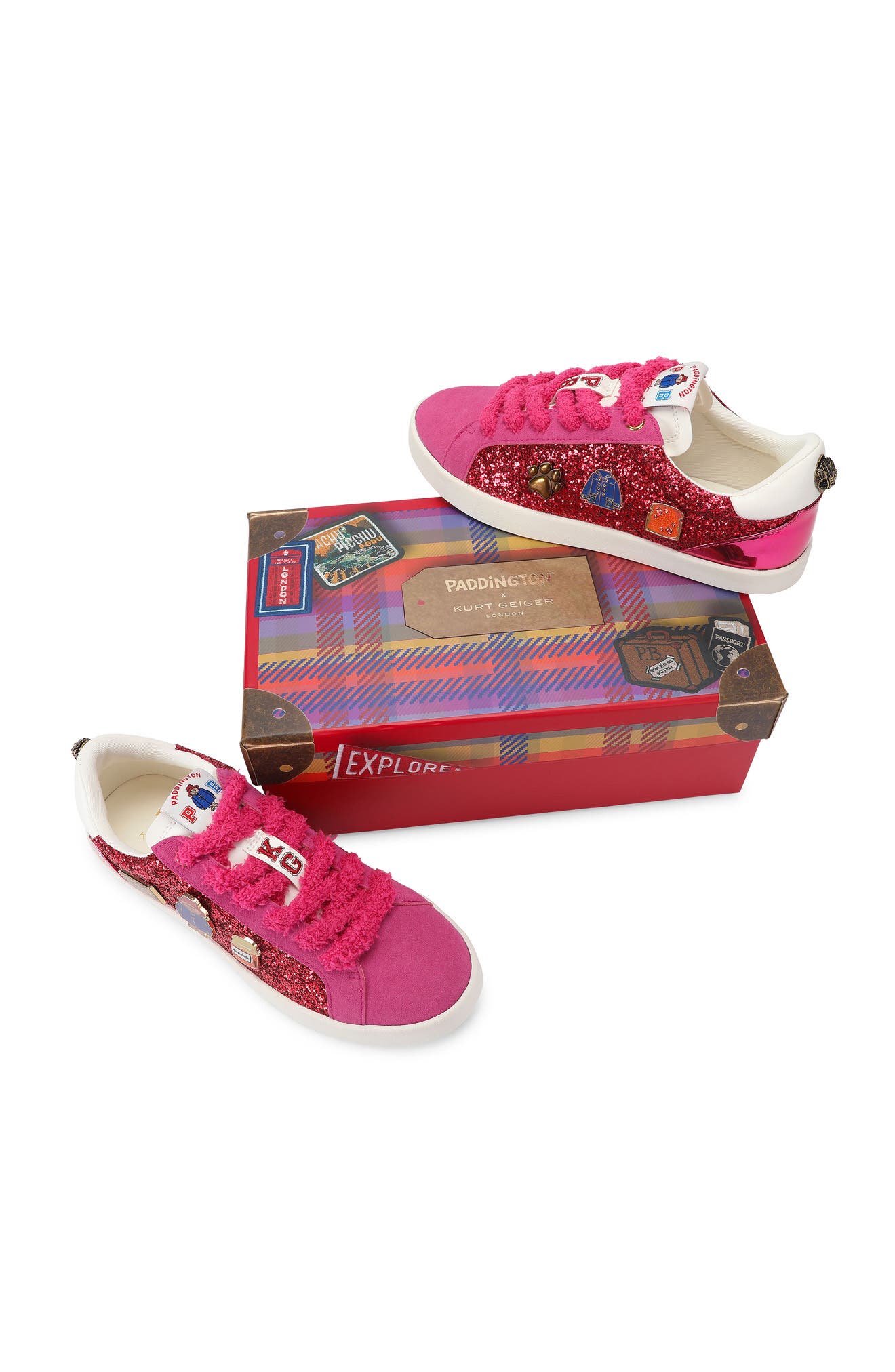 Paddington Bear Britton Sneaker, Alternate, color, OPEN PINK