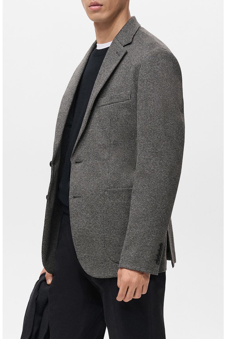 Slim Fit Blazer, Alternate, color, MEDIUM HEATHER GREY