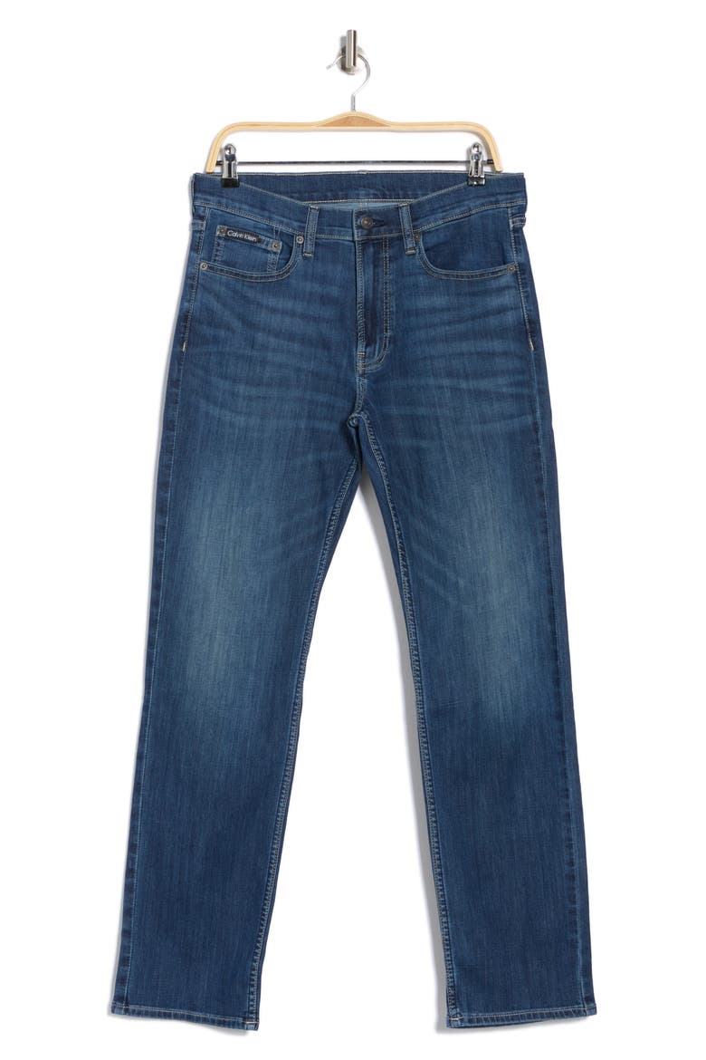 Straight Leg Jeans, Alternate, color, LUSTER