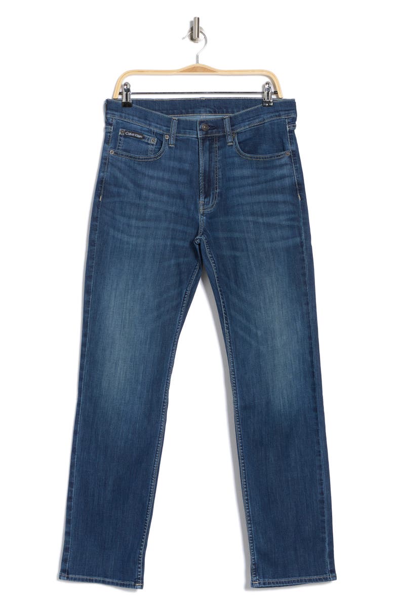 Calvin Klein Straight Leg Jeans, Alternate, color, Luster