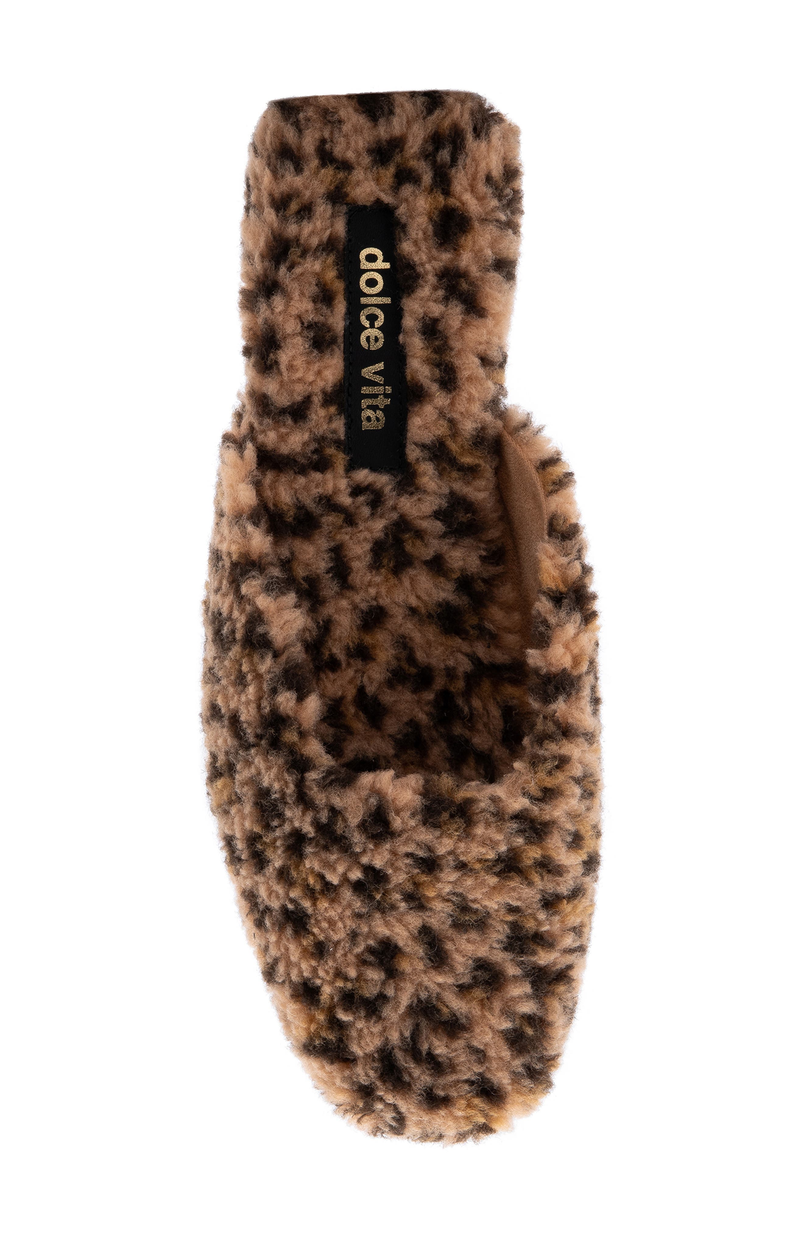 Dolce Vita Saydee Faux Shearling Mule Slipper, Alternate, color, 